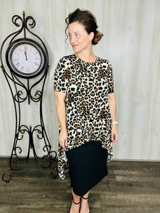 Summer Leopard-High Low Tunic