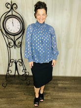 Shimmer Polkadots Blouse