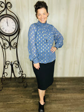 Shimmer Polkadots Blouse