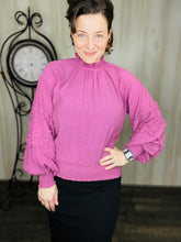 Orchid Ruffle Top