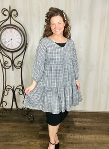 Glad About Plaid Tunic