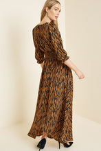 Tiger Print Midi Dress