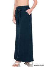 Comfy & Relaxed Maxi Skirt-Midnight Navy