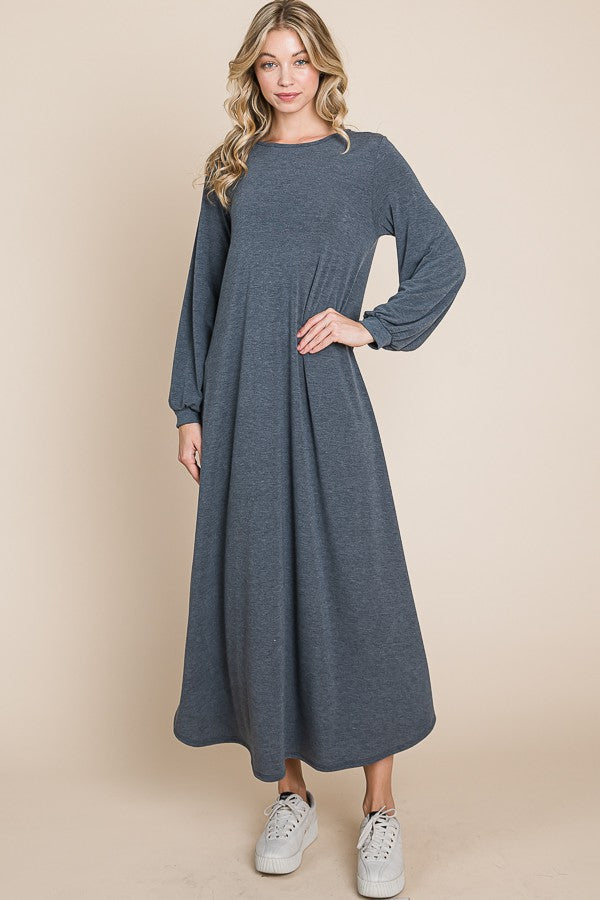 knee length dresses for ladies So Comfy Maxi Dress main image 0