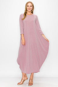 Stripes & Spring Collide- Parachute Dress