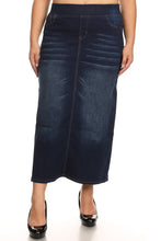 Debbie Long Jean Skirt- Dark Wash