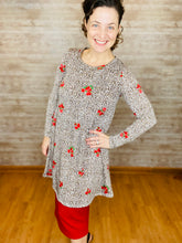 Julia Cheetah & Floral Tunic