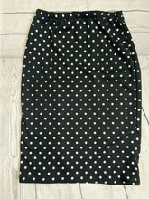 Laura Black Polka Dot Pencil Style Skirt-(Regular & Plus)