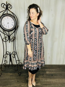 Mallory Boho & Stripes Tunic/Dress