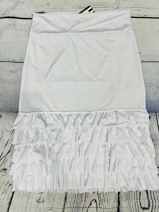Darla Ruffle Skirt Extender-White